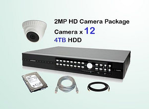 12x AVTECH HD Camera CCTV Installation Package