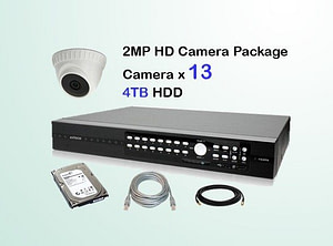 13x AVTECH HD Camera CCTV Installation Package