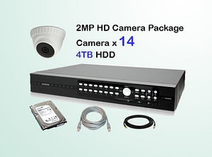 14x AVTECH HD Camera CCTV Installation Package